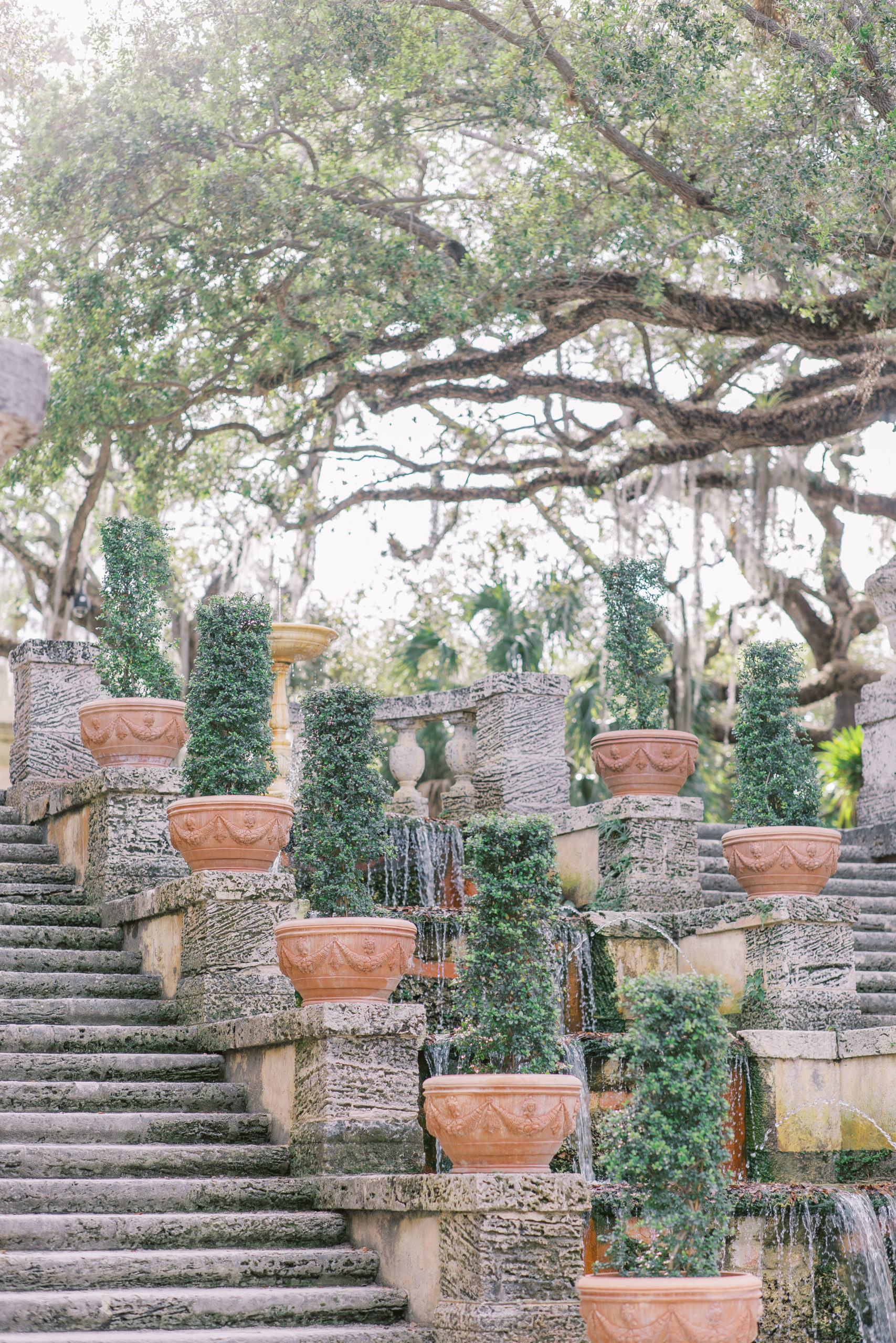 Stairs at Vizcaya Museum and Gardens