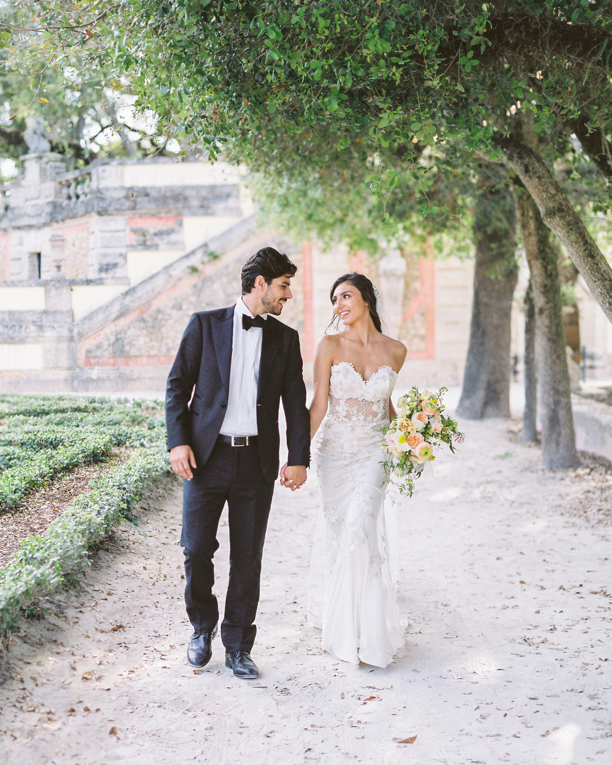 Vizcaya Wedding Photography Editorial featuring Claire Pettibone Wedding Dresses