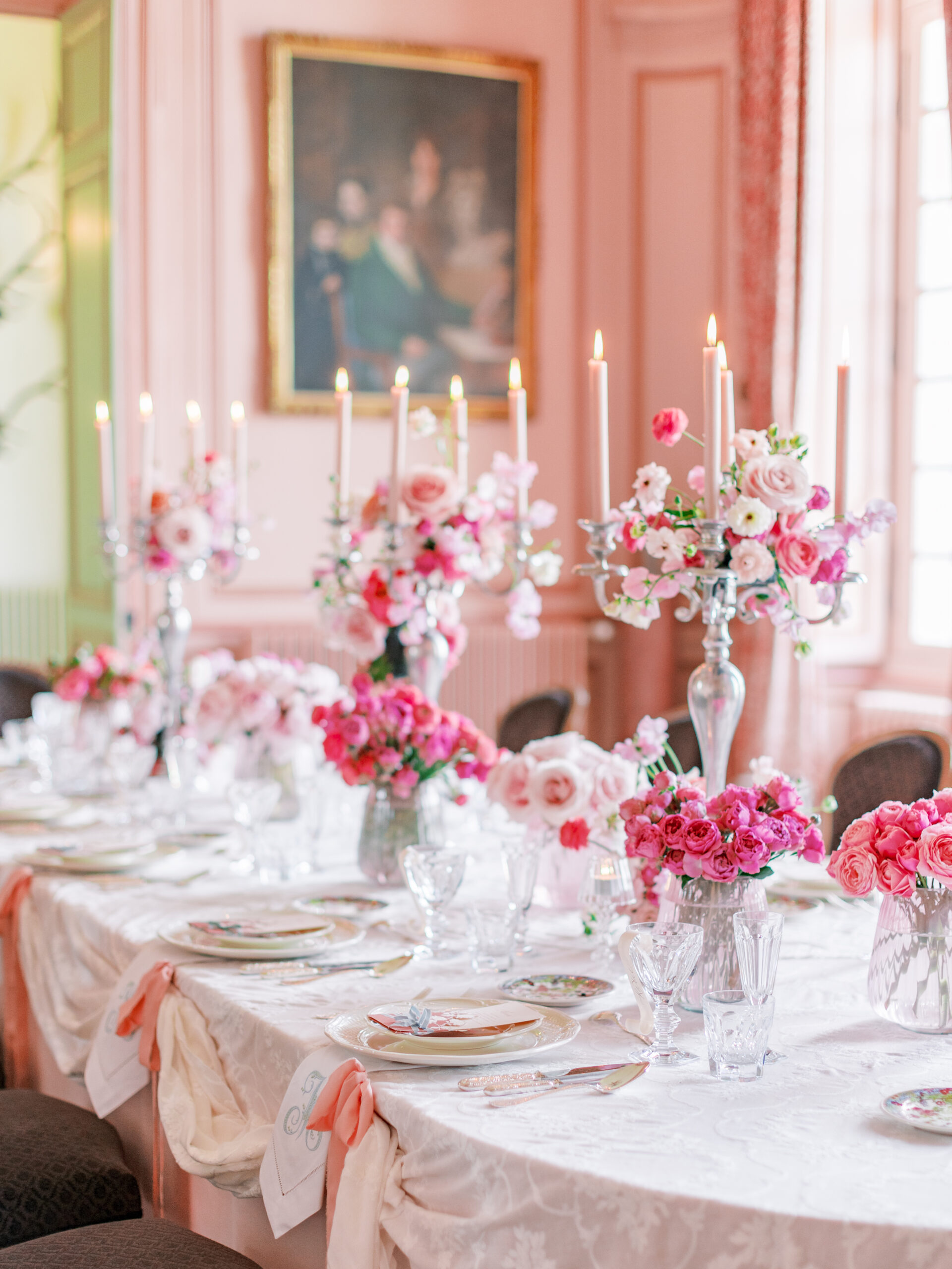 Marie Antoinette Welcome Party at Romantic Chateau du Grand Luce Wedding