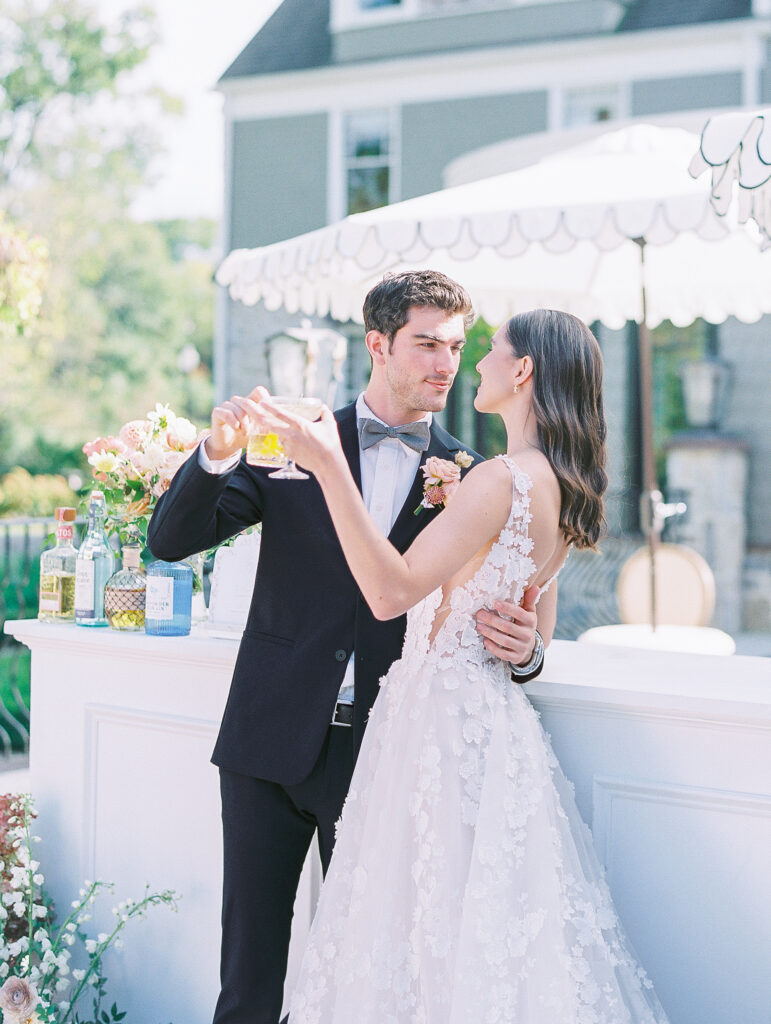 St. Michael's Coastal Garden Wedding by Destination Film Wedding Photographer Katie Trauffer