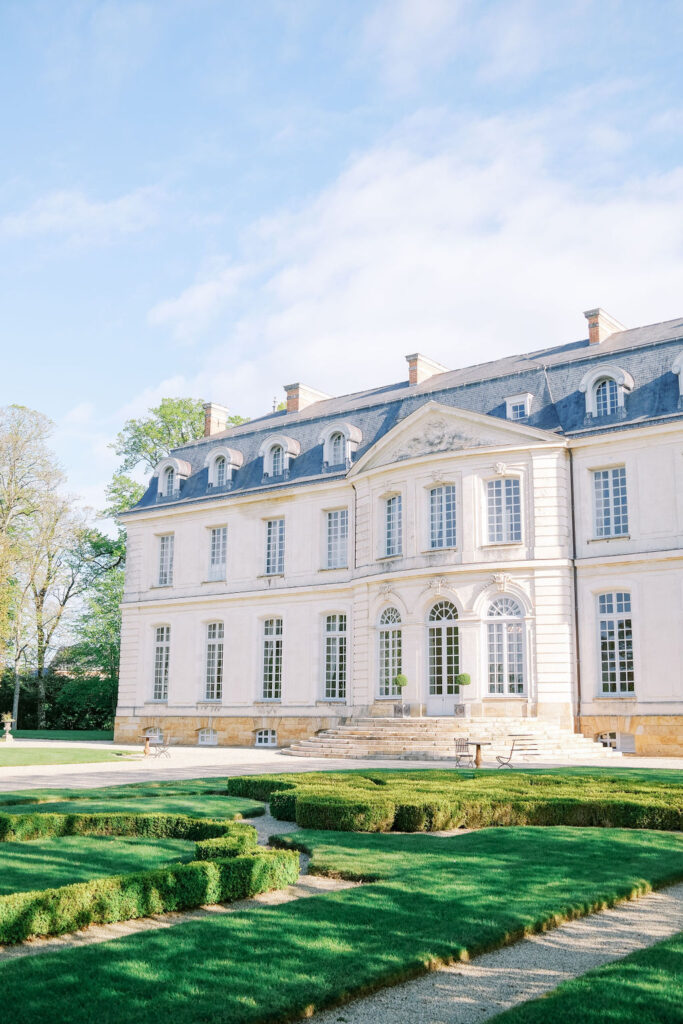 French Chateau Wedding Venue Gardens