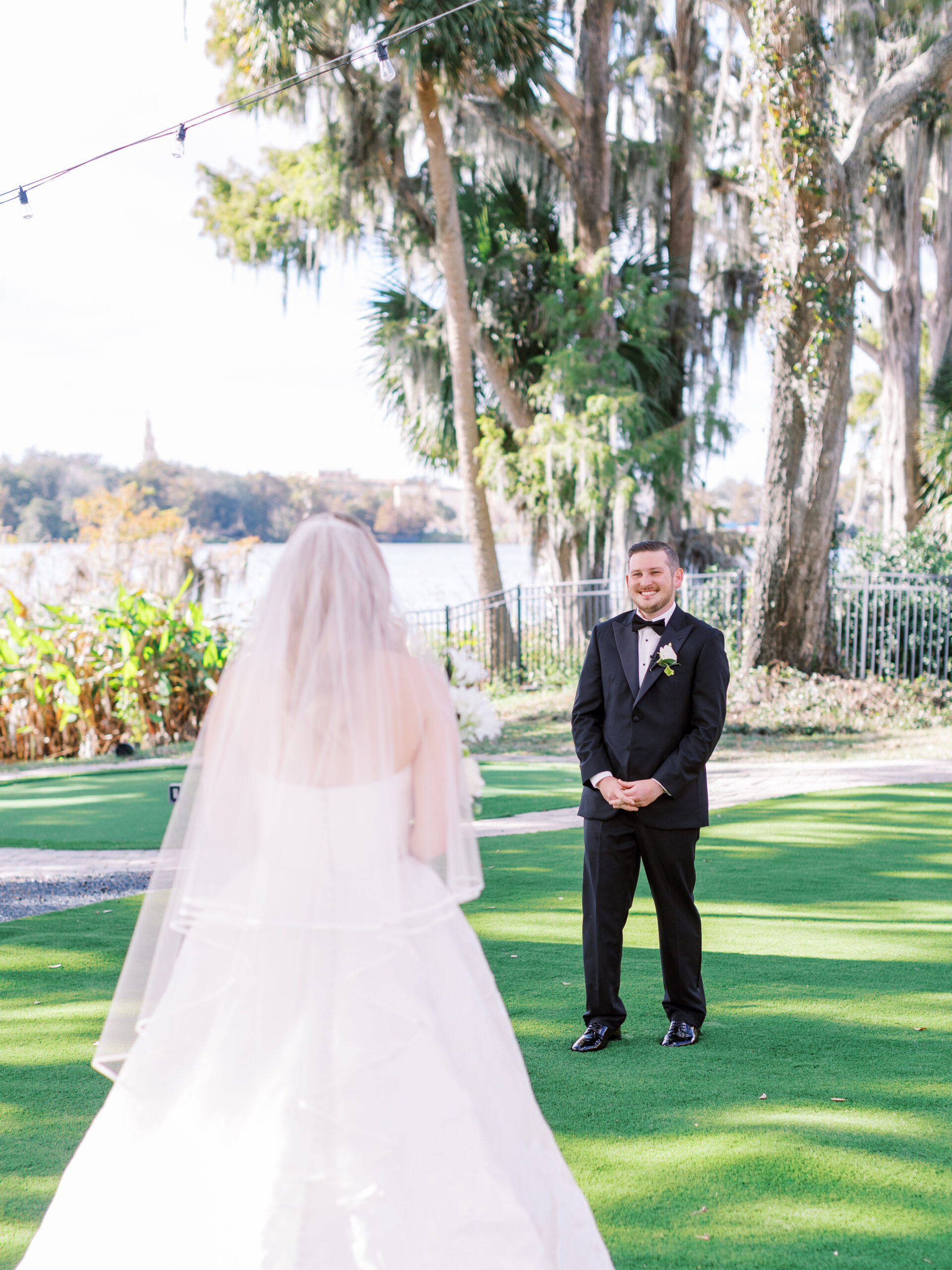 Modern Coastal Waterfront Wedding photographed by film wedding photographer Katie Trauffer