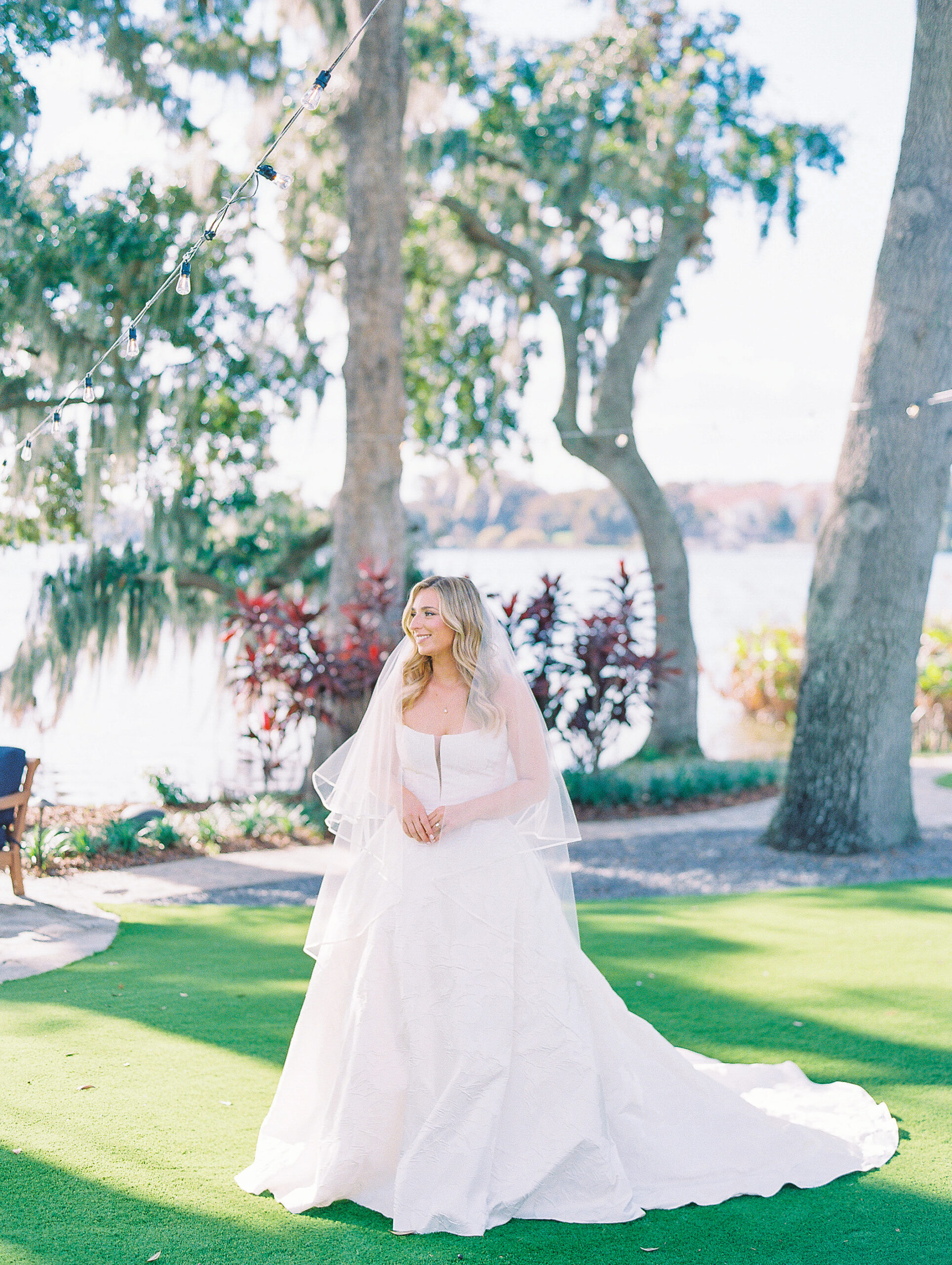 Modern Coastal Waterfront Wedding photographed by film wedding photographer Katie Trauffer