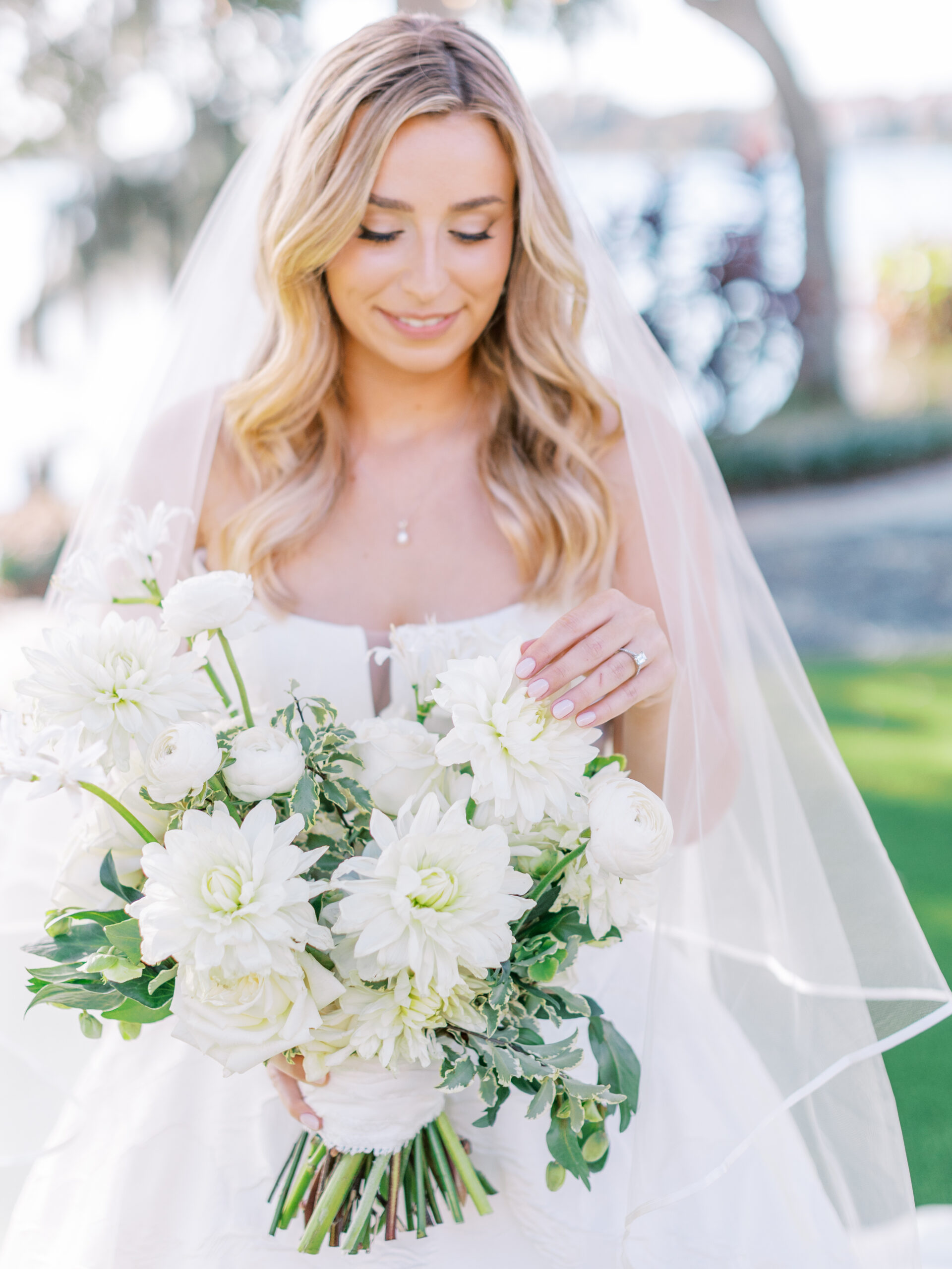 Modern Coastal Waterfront Wedding photographed by film wedding photographer Katie Trauffer