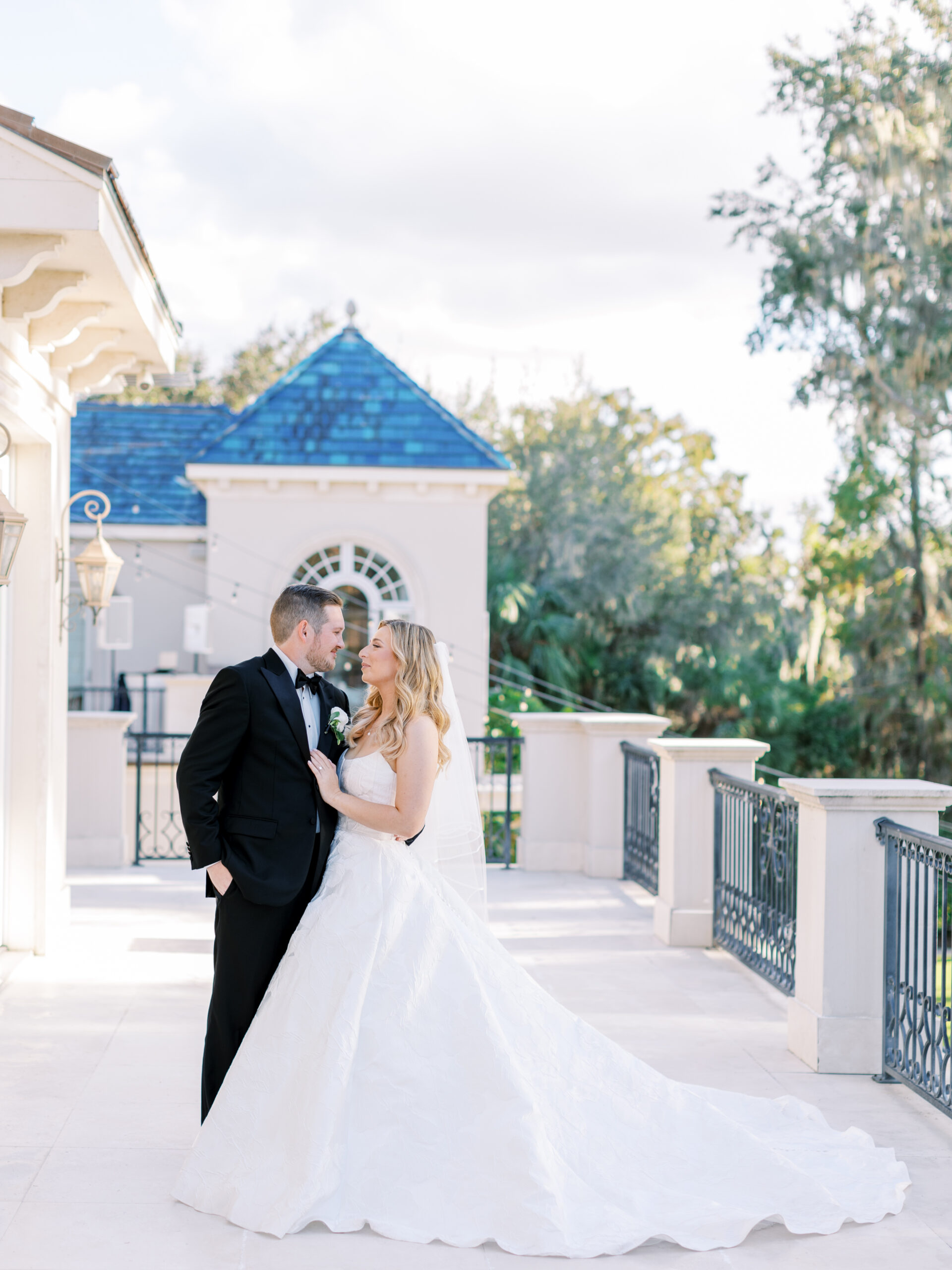 Modern Coastal Waterfront Wedding photographed by film wedding photographer Katie Trauffer