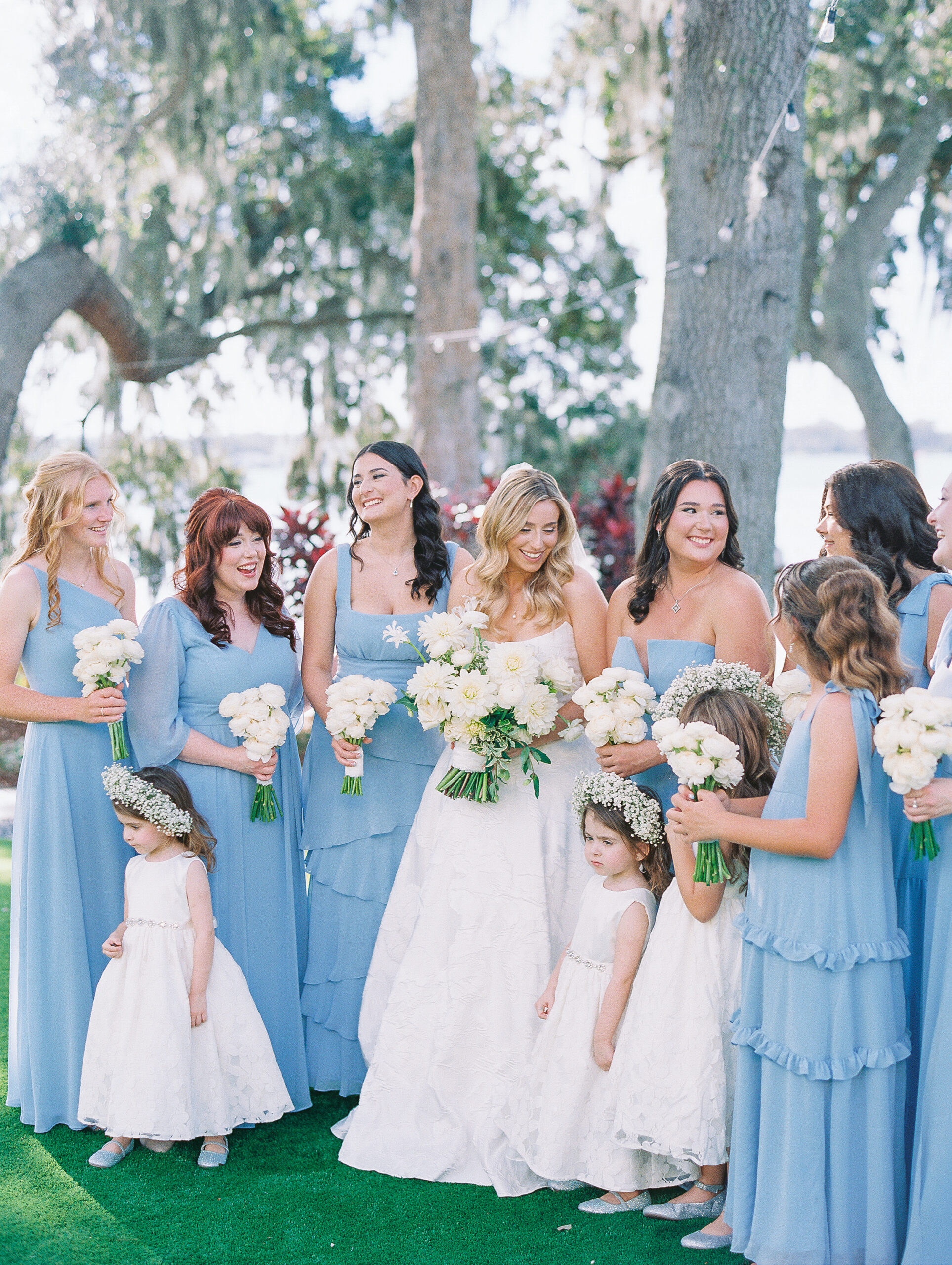 Modern Coastal Waterfront Wedding photographed by film wedding photographer Katie Trauffer