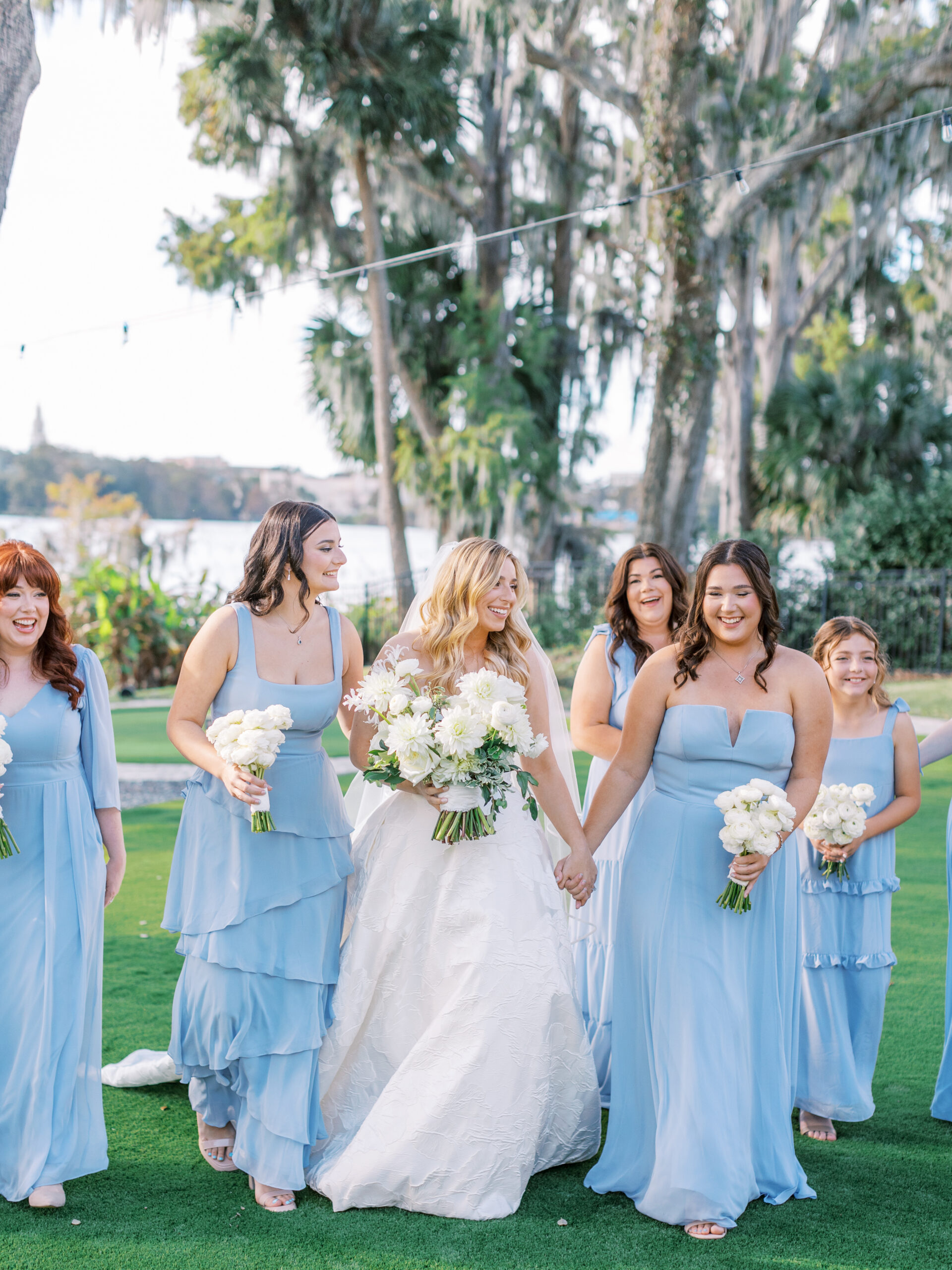 Modern Coastal Waterfront Wedding photographed by film wedding photographer Katie Trauffer