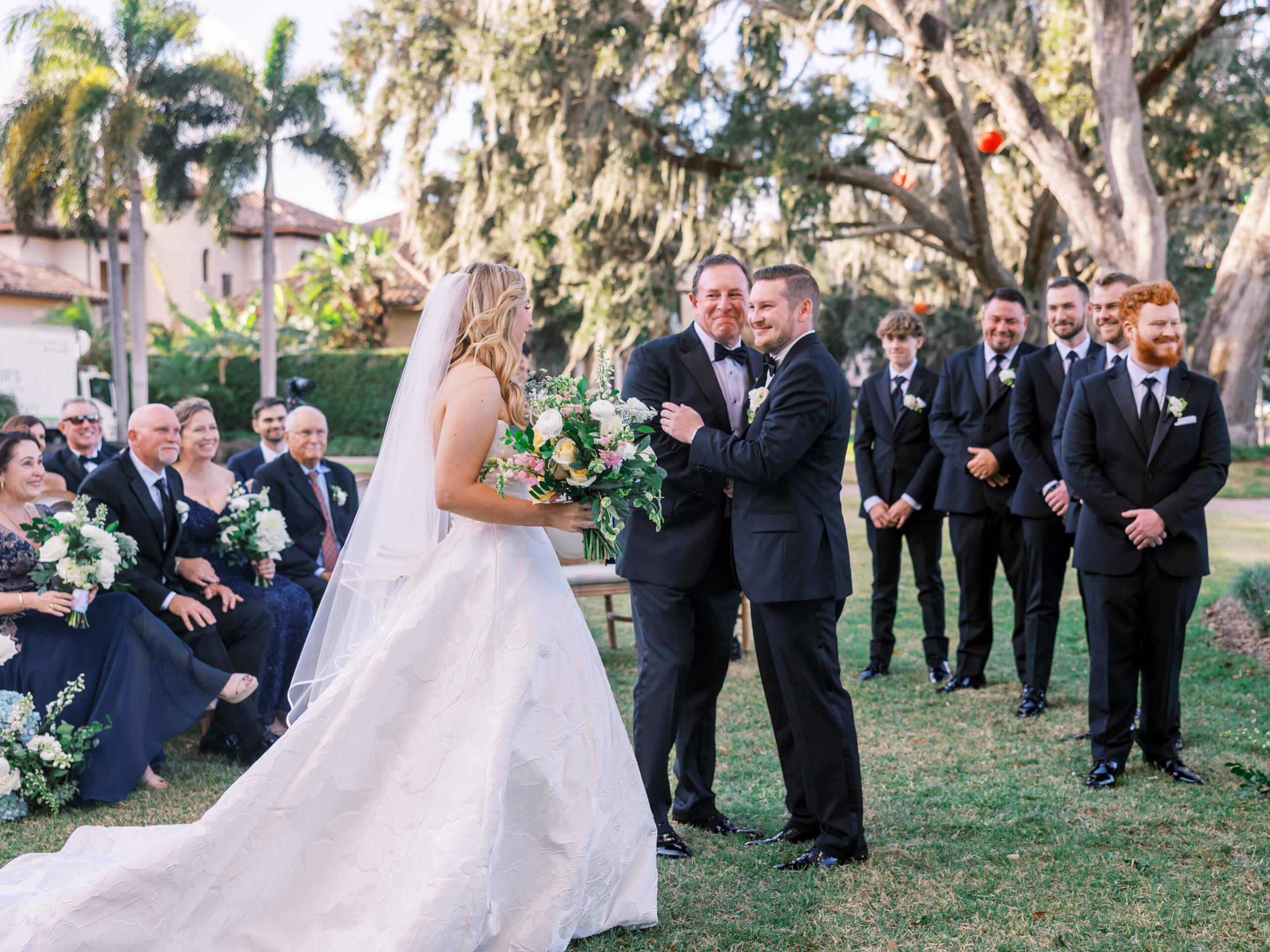 Modern Coastal Waterfront Wedding photographed by film wedding photographer Katie Trauffer