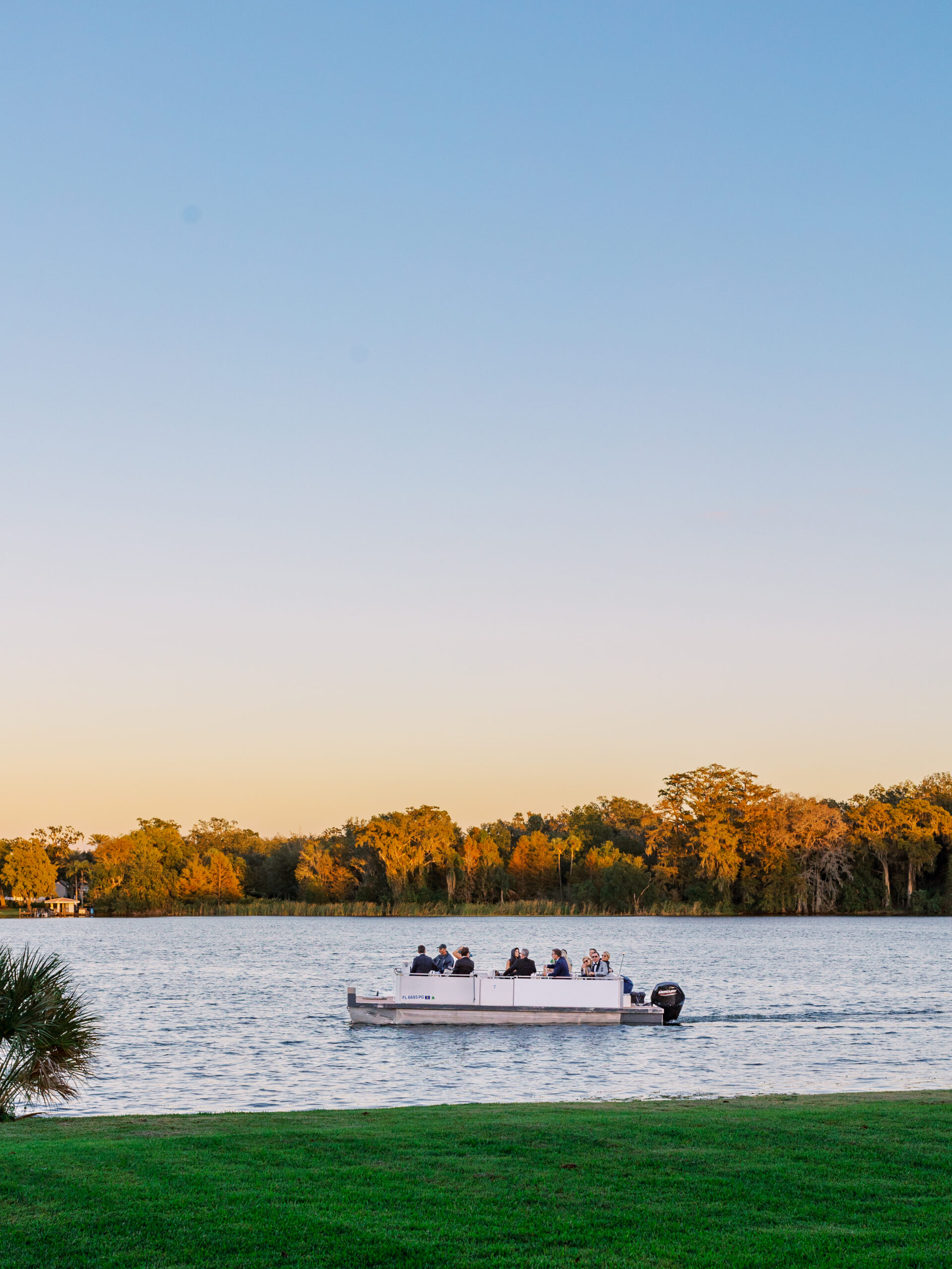 Modern Coastal Waterfront Wedding photographed by film wedding photographer Katie Trauffer