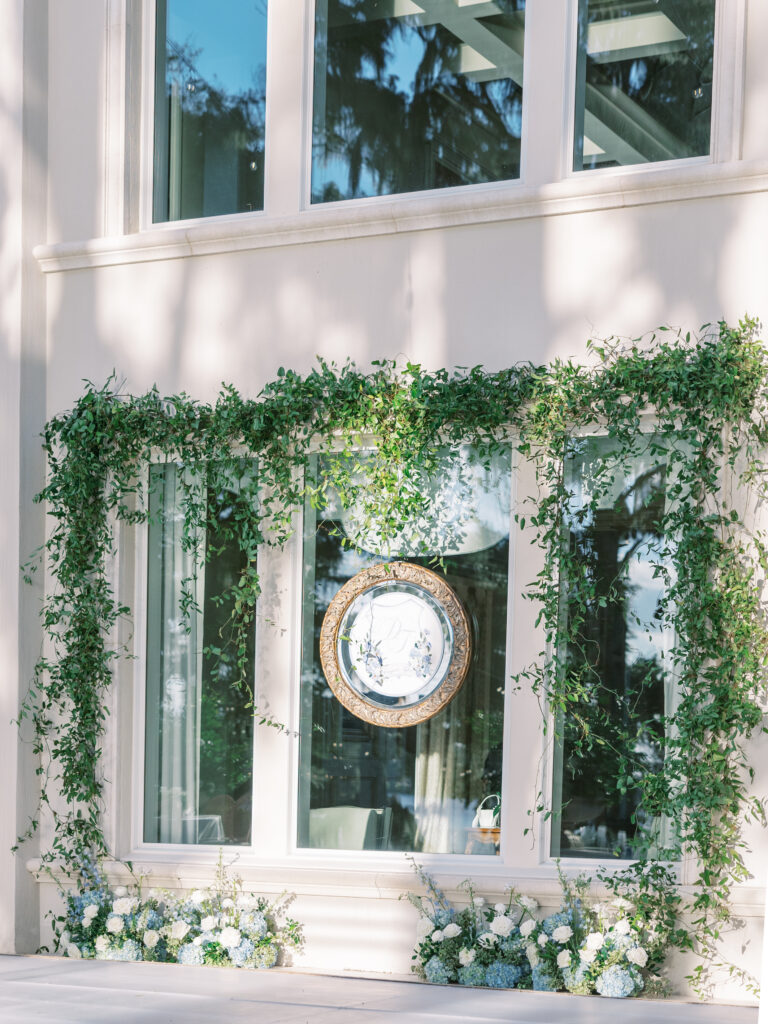 Luxury Waterfront Garden Wedding photographed by film wedding photographer Katie Trauffer