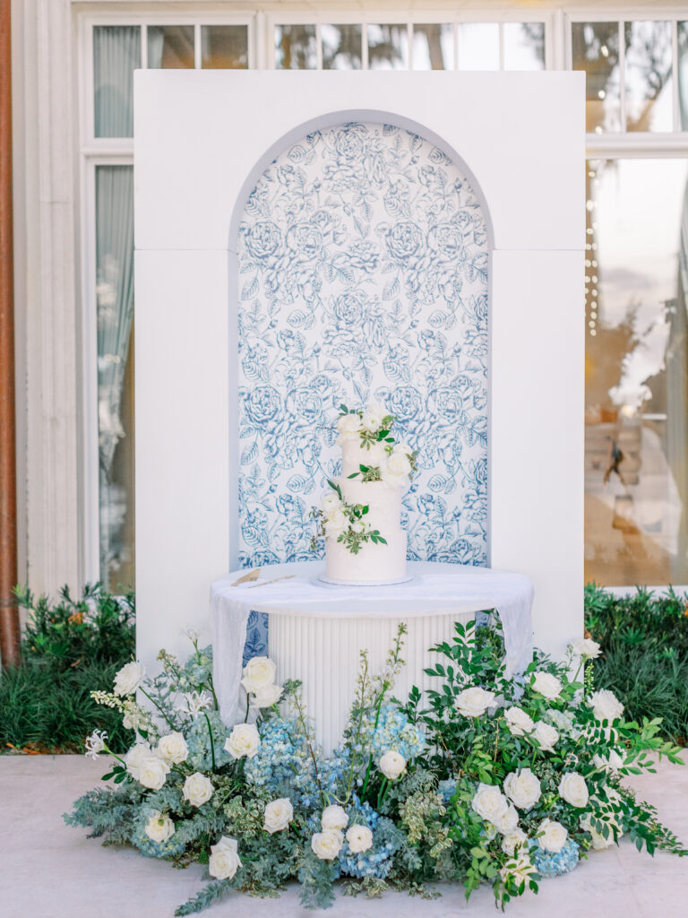 Luxury Waterfront Garden Wedding photographed by film wedding photographer Katie Trauffer