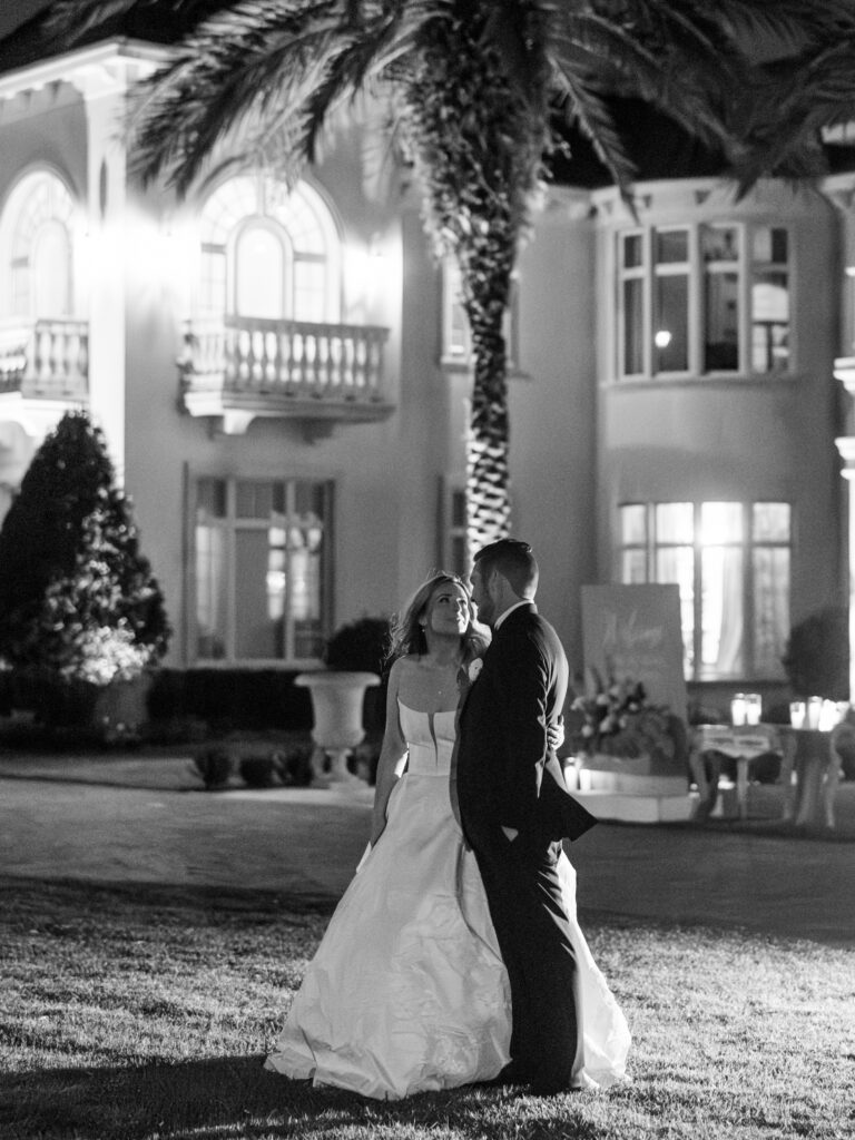 Luxury Waterfront Garden Wedding photographed by film wedding photographer Katie Trauffer