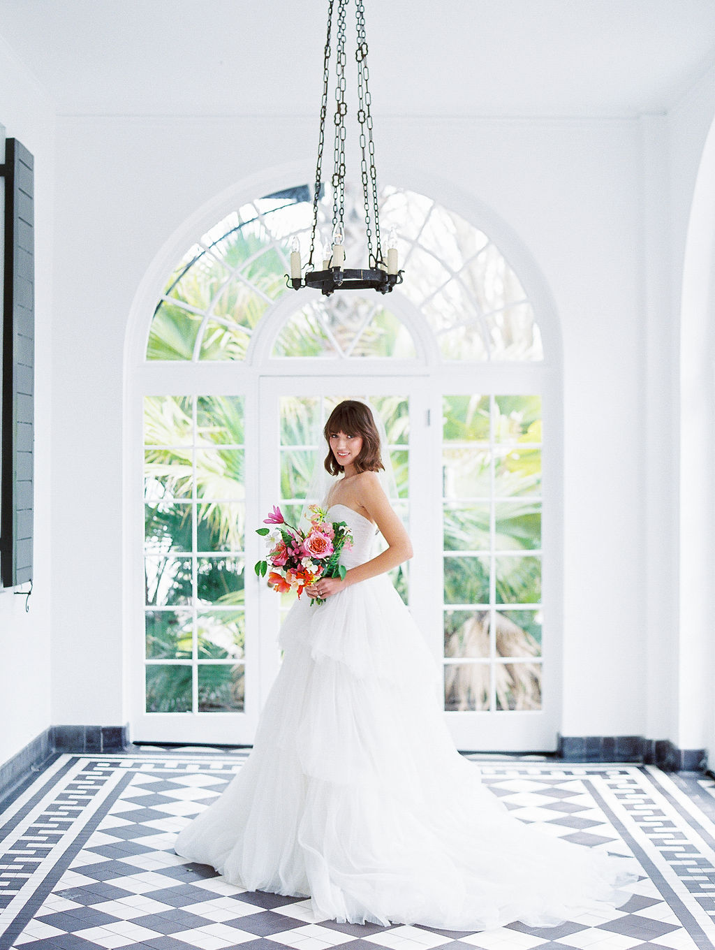 Intimate Lowndes Grove Wedding Bridal Portrait