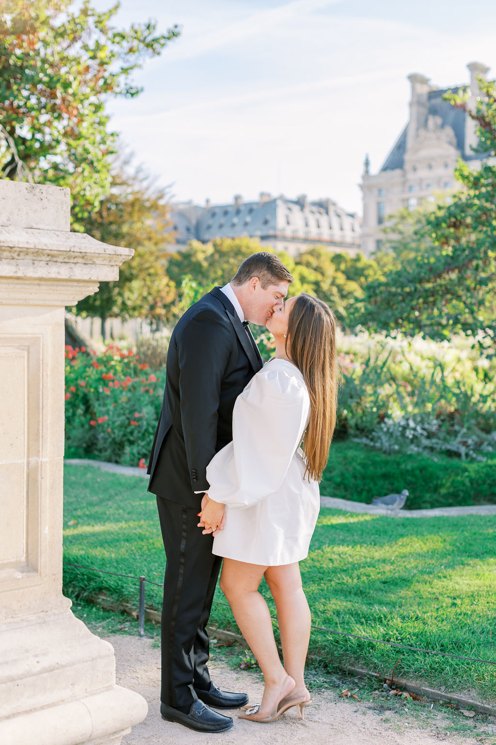 Paris Engagement Photoshoot in Jardin des Tuileries