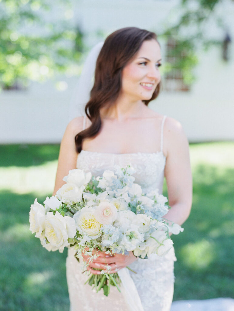 Romantic Ryland Inn Wedding Bridal Portraits