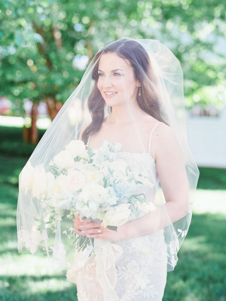 Romantic Ryland Inn Wedding Bridal Portraits