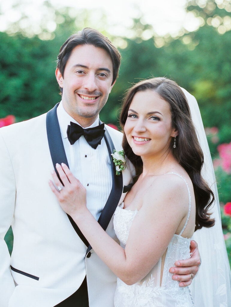 Ryland Inn Wedding Bride and Groom Portrait