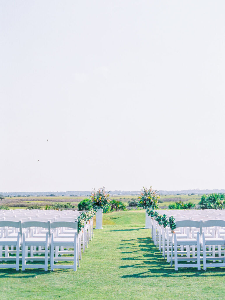 St Augustine Wedding ceremony on the marsh