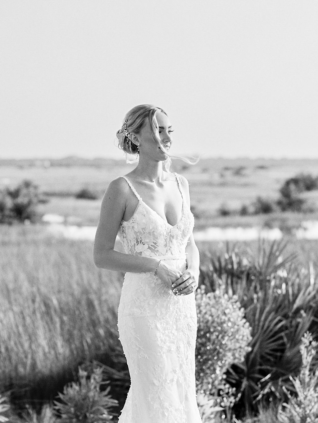 dreamy bridal portrait at St Augustine Wedding 