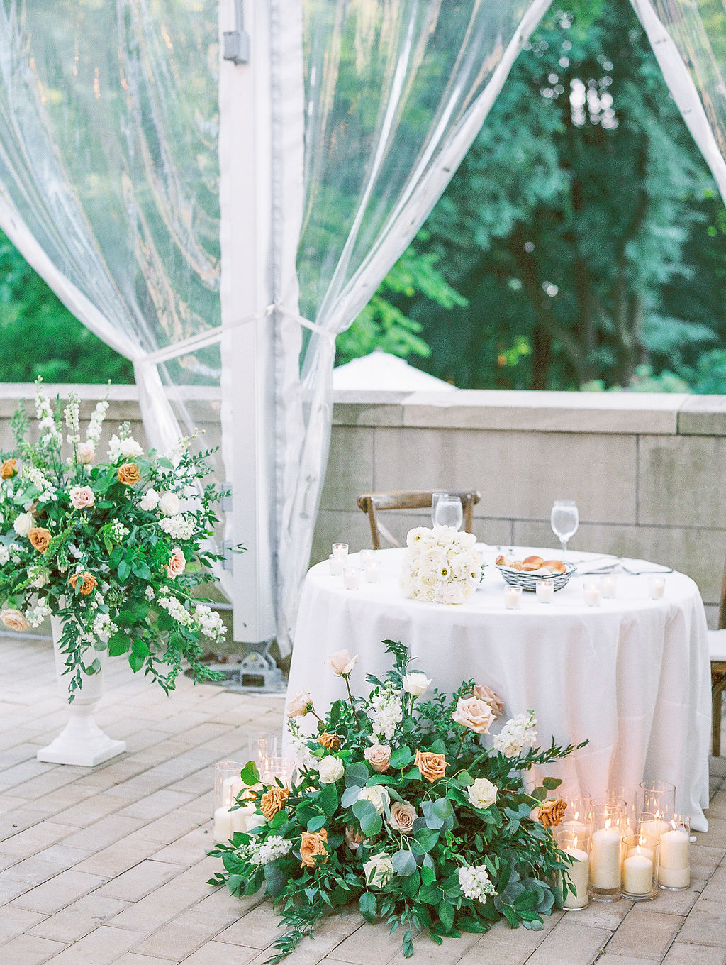 Curtis Hall Arboretum wedding reception